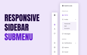 响应侧边栏子菜单