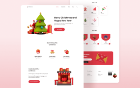 响应式圣诞网页