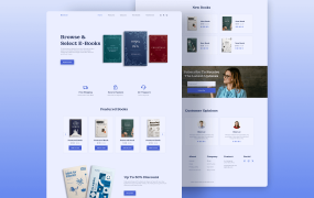 响应式书店网页