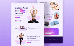 精美响应式瑜伽官网