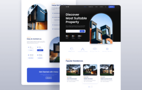 精美响应式房地产网页