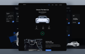精美响应式电动车网页