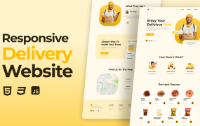 优雅响应式订餐网页