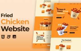 优雅响应式炸鸡网页