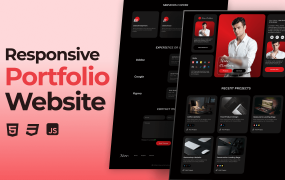 HTML/CSS/JS实现优美个人简历网站