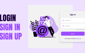 精美的响应式登录注册页面